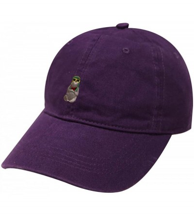 Baseball Caps Sloth Cotton Baseball Dad Caps - Purple - CE1846L6CG2 $12.37