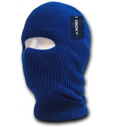 Balaclavas Face Mask 1 Hole Beanie - Royal - CU117E8PIW3 $11.71