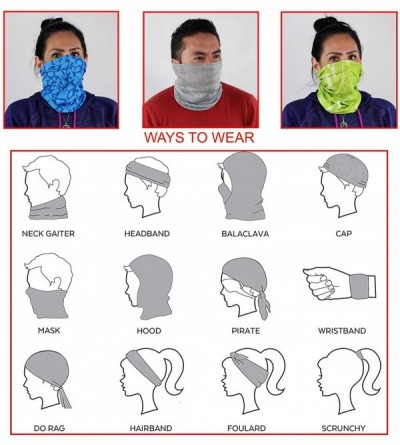 Balaclavas Seamless Face Mask Bandanas for Dust- Outdoors- Festivals- Sports - Splatter Red - CD198D8U3LM $14.27