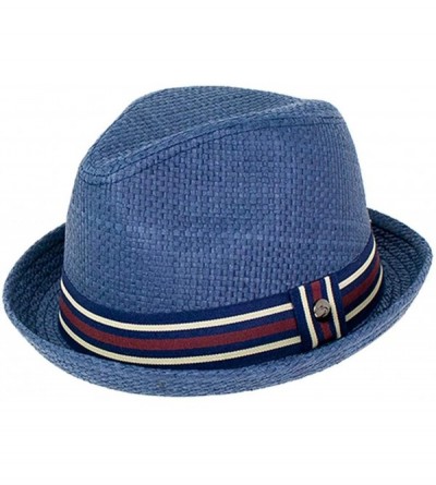 Fedoras Depp Fedora Hat - Navy - CX18QQKQ7GM $34.53