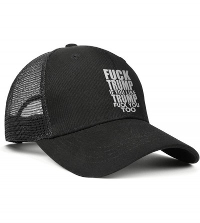 Baseball Caps Unisex Vintage Baseball Cap One Size 2020 Funny Anti Trump White Walking Dad Hat - Trump 2020 If - C718W78ULG4 ...