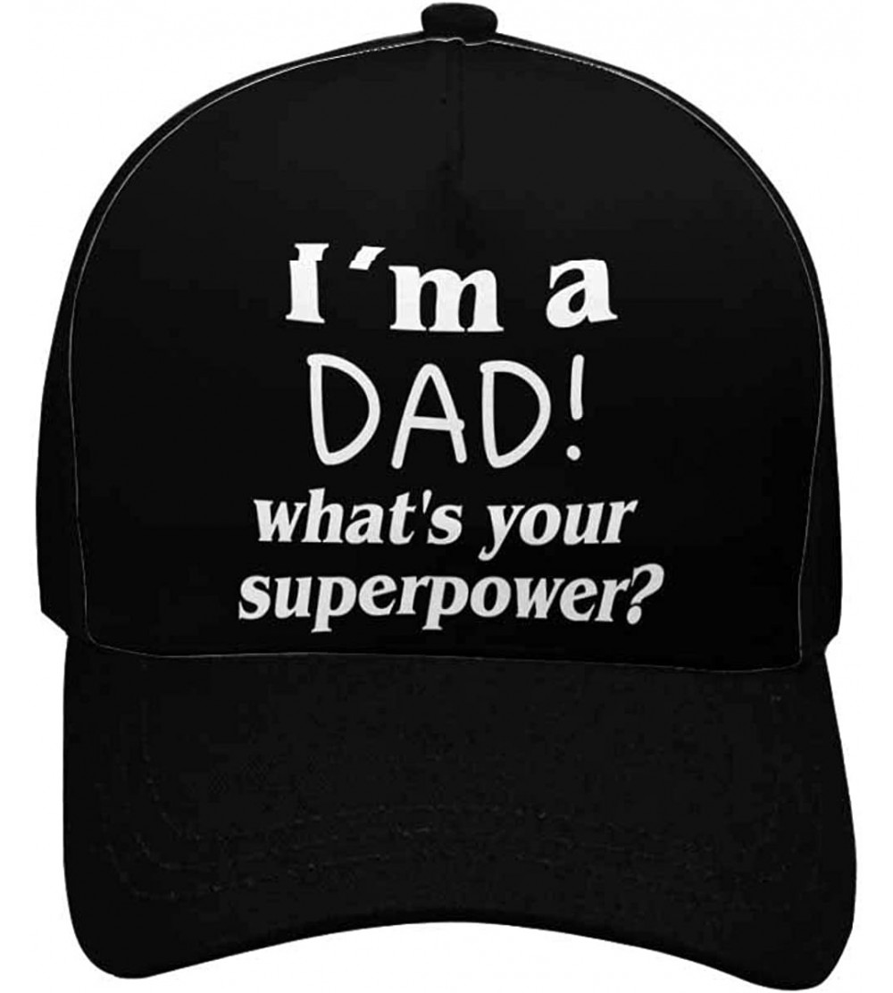 Baseball Caps Best Dad Ever Adjustable Men Baseball Caps Classic Dad Hats for Papa Father- Black - Design 7 - C318QXYGETD $27.75