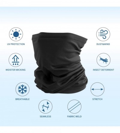 Balaclavas Cooling Neck Gaiters for Men Summer Lightweight Face Covering UV Protection - Color 2 + 6 Pcs - C5198D2DY5D $19.94