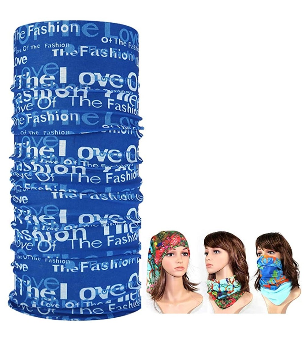 Balaclavas Headbands-16-in-1 Headband-Magic Bandanas-Collars Muffler Scarf- Face Mask - Love-b - CK18DKQTOK3 $12.97