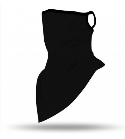 Balaclavas Men Women Ear Loops Face Scarf Neck Gaiters Bandana Mask Balaclava for Dust Wind - Black - CU1999HM3I5 $9.24