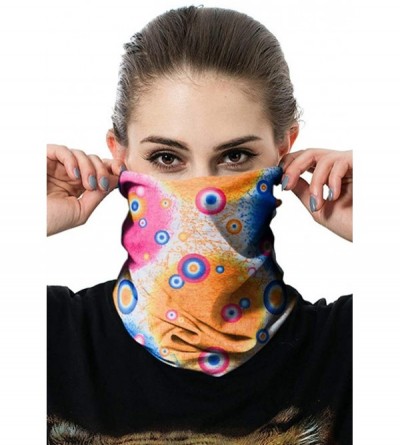 Balaclavas Unisex Multifunctional Seamless Bandana Face Mask Neck Gaiter Headwear Tube Mask Scarf - Circle 1 - C3197SSEKI2 $1...
