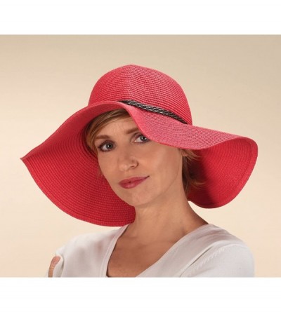 Sun Hats Roll-N-Go Sun Hat - Coral - CE12O86BJXL $18.38
