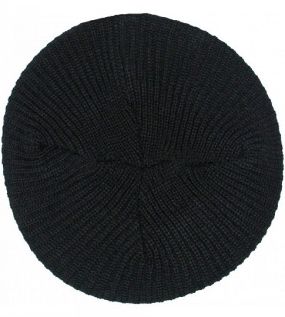 Berets Black Knit Soft Traditional Tami Beret Cap Hat - CK111XR0XC1 $15.79