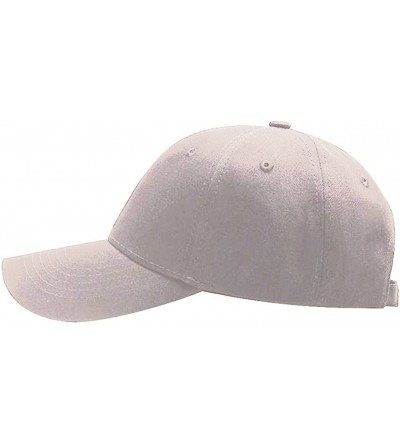 Baseball Caps Unisex Adjustable Plain Cap/Sun Hat/Trucker Dad Hats- Low Profile Cotton Cap - Khaki - CZ18CRA6MN5 $9.07