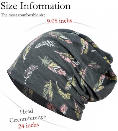 Skullies & Beanies Womens Slouchy Beanie Cotton Chemo Caps Cancer Headwear Hats Turban - 4 Pair-campaign 4 - C118XON0ZG0 $17.74