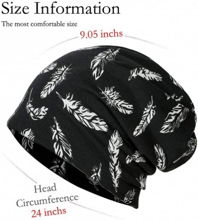 Skullies & Beanies Womens Slouchy Beanie Cotton Chemo Caps Cancer Headwear Hats Turban - 4 Pair-campaign 4 - C118XON0ZG0 $17.74