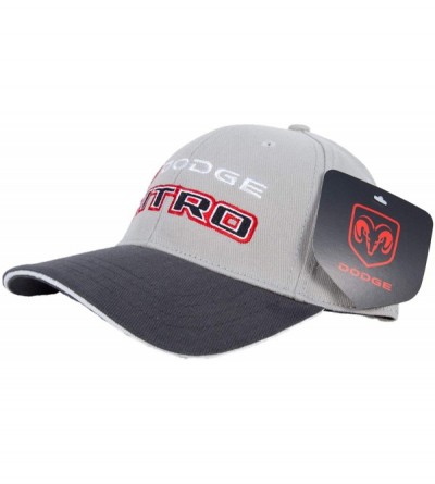 Baseball Caps Dodge Nitro Hat Embroidered Cap - Gray - CO111UYXGCB $20.44