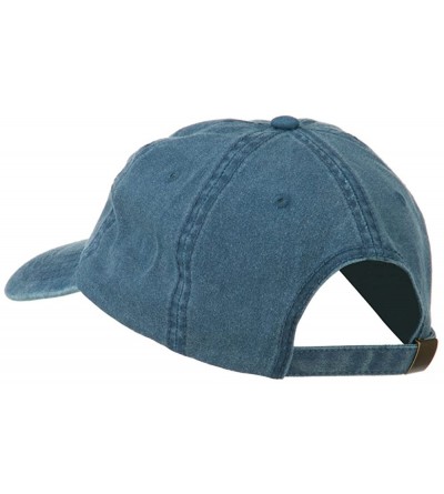 Baseball Caps Hawaii Flower Aloha Embroidered Washed Cap - Blue - CU11RNPI5SV $21.34