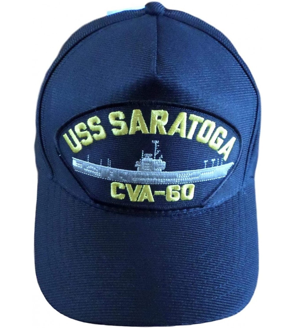 Baseball Caps USS Saratoga CVA-60 Navy Ship HAT U.S Military Official Ball Cap U.S.A Made - CU18O9H4QA0 $20.24