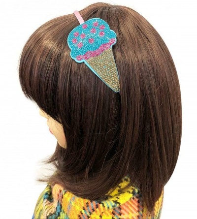 Headbands Wrapables Crystal Studded Bling Headband - Ice Cream - CZ18TN4NIHS $14.57