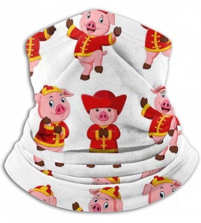 Balaclavas Neck Gaiter Headwear Face Sun Mask Magic Scarf Bandana Balaclava - Little Pink Pigs - C5197SEEMAT $20.26