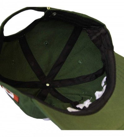 Baseball Caps Cotton Baseball Cap Canada Maple Flag Embroidery LX1382 - Green - CN18XTTO4AD $15.78