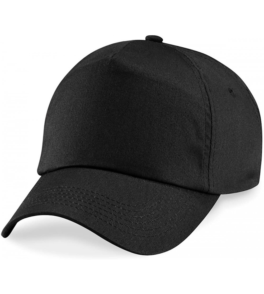 Baseball Caps Mens Original Cotton Baseball Cap - Black - CY112SATE17 $8.87