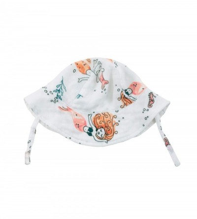 Sun Hats Oh So Soft Muslin Baby Sun Hat - Mermaids - Mermaids - CF18QK5OUMW $15.49