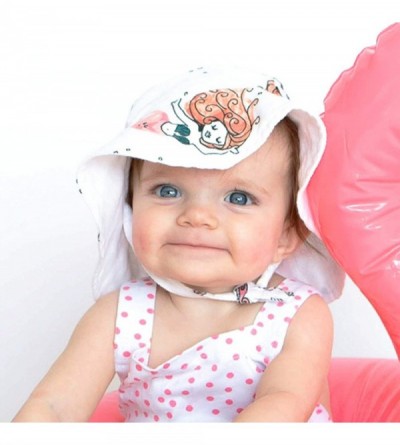 Sun Hats Oh So Soft Muslin Baby Sun Hat - Mermaids - Mermaids - CF18QK5OUMW $15.49