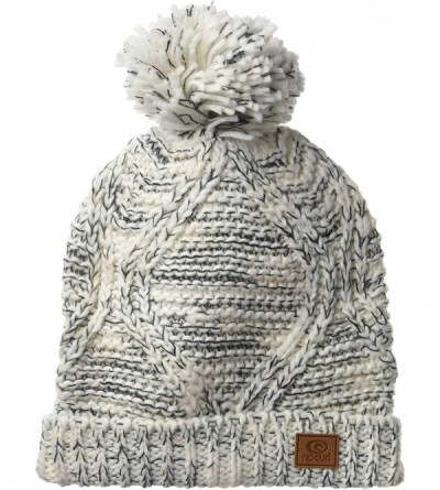 Skullies & Beanies Junior's Flecker POM Beanie- Beige- 1SZ - CY18QG0ROK8 $26.55