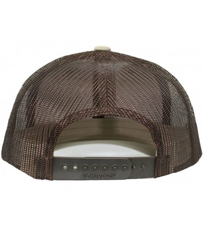 Baseball Caps Trap Shooting Sport Embroidery Richardson Structured Front Mesh Back Cap Hat - Khaki/Coffee - CK180GMTTWK $20.17