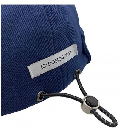 Skullies & Beanies Unisex Beanie Cotton Docker Brimless Hat Rolled Cuff Harbour Hat with Drawstring - H-blue - CZ19449ORYN $8.31