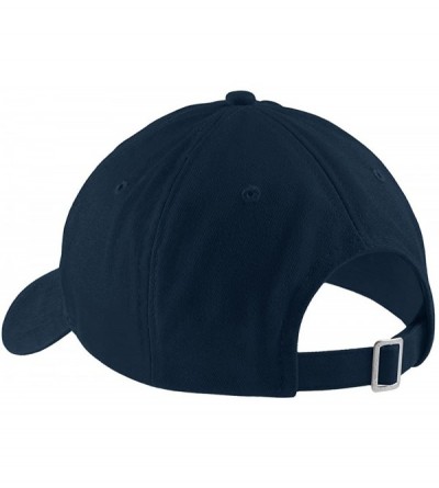 Baseball Caps Ohio State Map Embroidered Low Profile Soft Cotton Brushed Baseball Cap - Navy - CN17XWGEN9Q $14.46