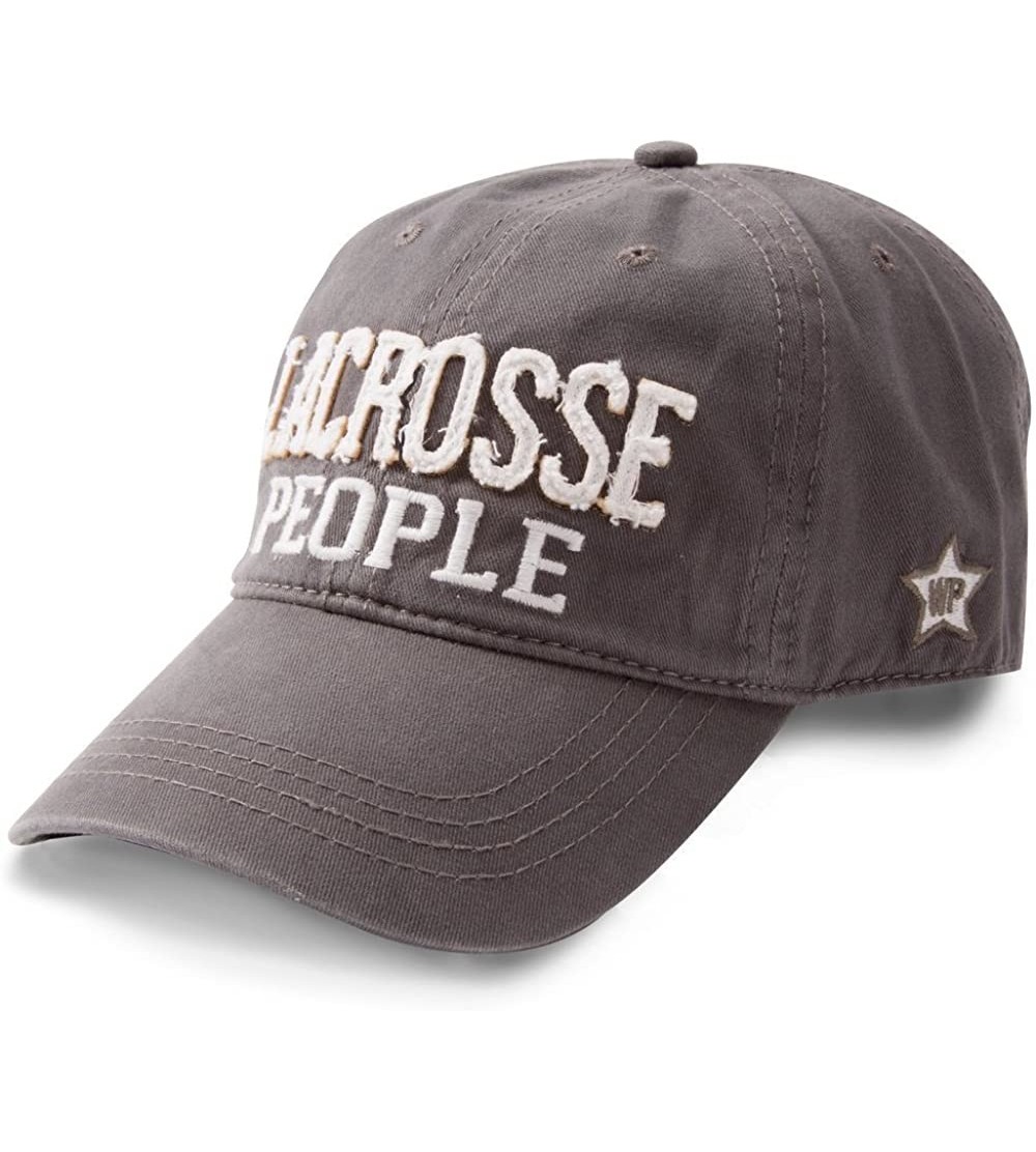 Baseball Caps Lacrosse- Gray- one Size - CT12NZ6OVQI $15.62