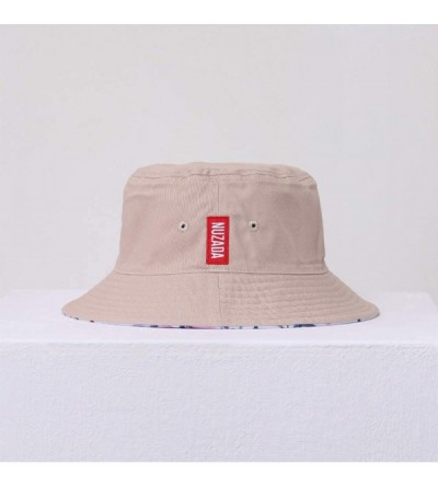 Bucket Hats Reversible Bucket Hat Fisherman Caps Sun Hat for Men Women UV Protection Summer Beach - 2 - CI198S8H096 $13.60