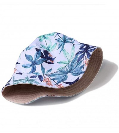 Bucket Hats Reversible Bucket Hat Fisherman Caps Sun Hat for Men Women UV Protection Summer Beach - 2 - CI198S8H096 $13.60