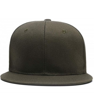 Baseball Caps Men Women Custom Flat Visor Snaoback Hat Graphic Print Design Adjustable Baseball Caps - Hunter Green - C718HCR...