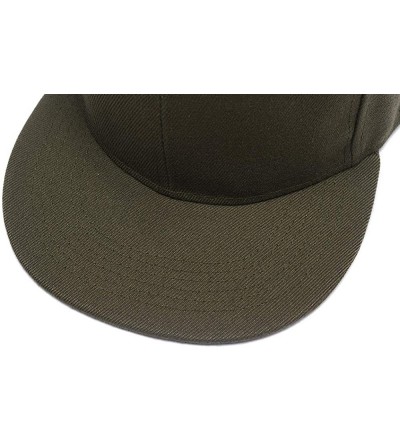 Baseball Caps Men Women Custom Flat Visor Snaoback Hat Graphic Print Design Adjustable Baseball Caps - Hunter Green - C718HCR...