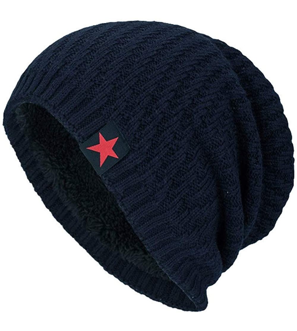 Baseball Caps Unisex Stretch Outdoor Beanies - D-unisex Navy - C21924CX45Z $16.77