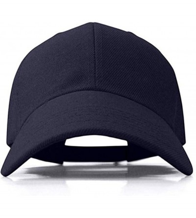 Baseball Caps Classic Polo Style Baseball Cap All Cotton Made Adjustable Fits Men Women Low Profile Black Hat Unconstructed D...