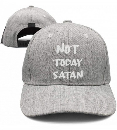 Baseball Caps Unisex Not Today Satan Dolman Style Cap Designer Flat Brim Trucker Hat - Not Today Satan-9 - CX18NC2SUXG $13.49