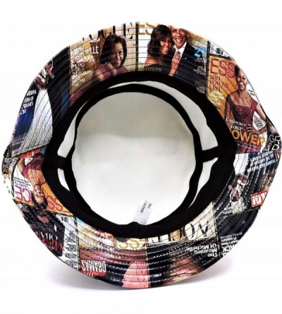 Baseball Caps Glossy Magazine Cover Collage Michelle Obama Printed Snapback Baseball Cap - Patent-black/Grey-2 - CS18AS2EO4Z ...