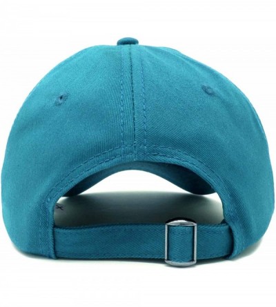 Skullies & Beanies Custom Embroidered Hats Dad Caps Love Stitched Logo Hat - Teal - CE18M7X0C7S $9.73