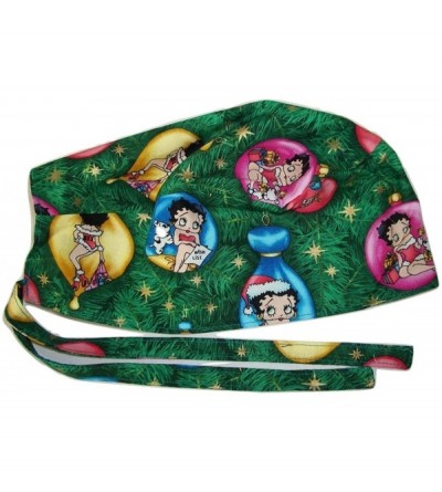Skullies & Beanies Scrub Hat Cartoon Characters Christmas Fabric Cap Do-Rag - CZ12NZN0FJ0 $34.82