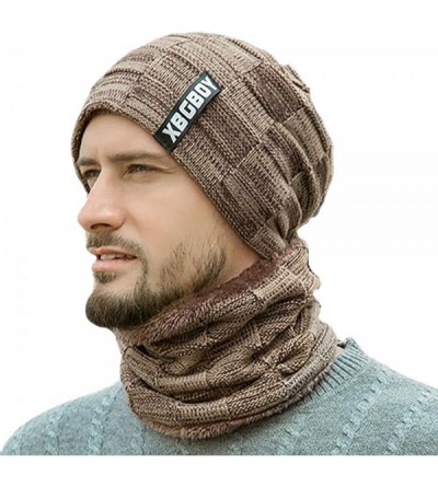 Skullies & Beanies Winter Beanie Fashion Fleece - Style-1 Khaki - CI18Z9GW0G2 $7.64