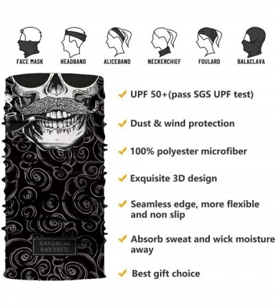 Balaclavas Summer Face Scarf Bandana Neck Gaiter Tube Magic Face Cover Scarf Balaclava Headwear Sun UV Protection - C0197M0GW...