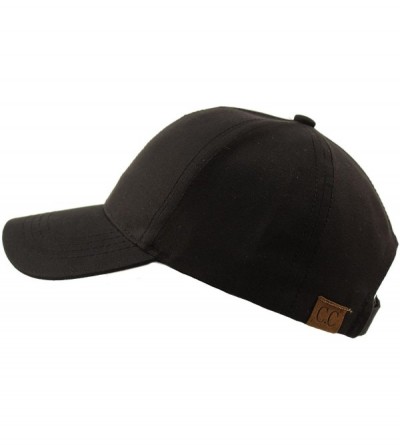 Baseball Caps Everyday Unisex Light Plain Blank Baseball Sun Visor Solid Cap Dad Hat - Black - CE17YGL3NED $12.98