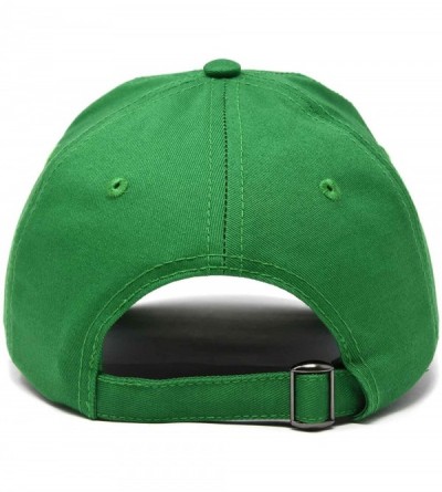 Baseball Caps Baseball Cap Dad Hat Plain Men Women Cotton Adjustable Blank Unstructured Soft - Kelly Green - CA119512LCR $9.99