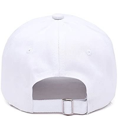 Baseball Caps Pepperoni Pizza Embroidered Dad Hat Adjustable Cotton Cap Baseball Cap for Men and Women - White Style 1 - CM18...