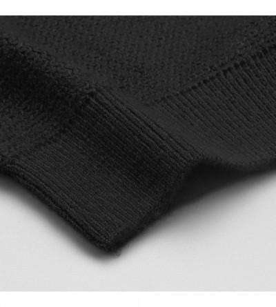 Skullies & Beanies 100% Cashmere Beanie for Women in a Gift Box- Oversized Women Beanie Hat - Black - CM180QTSMI4 $38.96