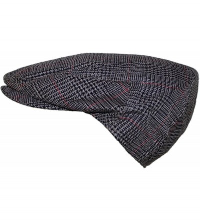 Newsboy Caps Street Easy Urban Classic Newsboy Cap - Grey Glen Plaid - C6197I7A9KQ $11.13