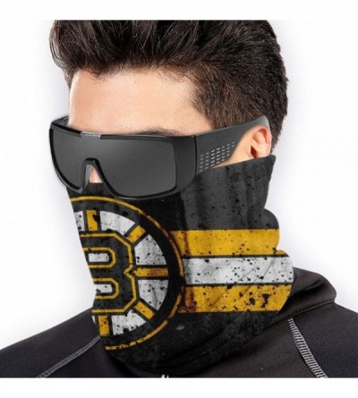 Balaclavas Bruins Face Bandanas- Head Wraps Neck Gaiter Balaclava Windproof Anti Dust Outdoor Scarf for Men Women Black - CE1...