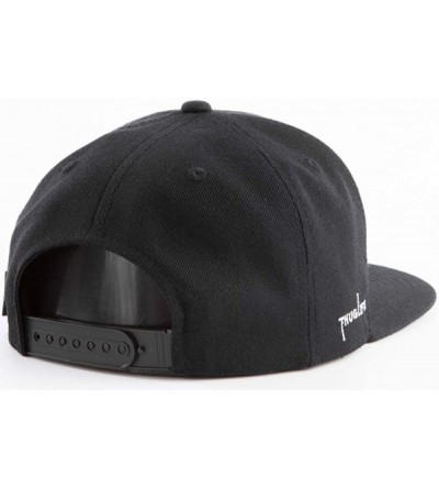 Baseball Caps Thuglife Embroidery Baseball Adjustable Snapback - Black/Original Logo - CR195RLWEMZ $28.18