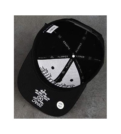 Baseball Caps Thuglife Embroidery Baseball Adjustable Snapback - Black/Original Logo - CR195RLWEMZ $28.18