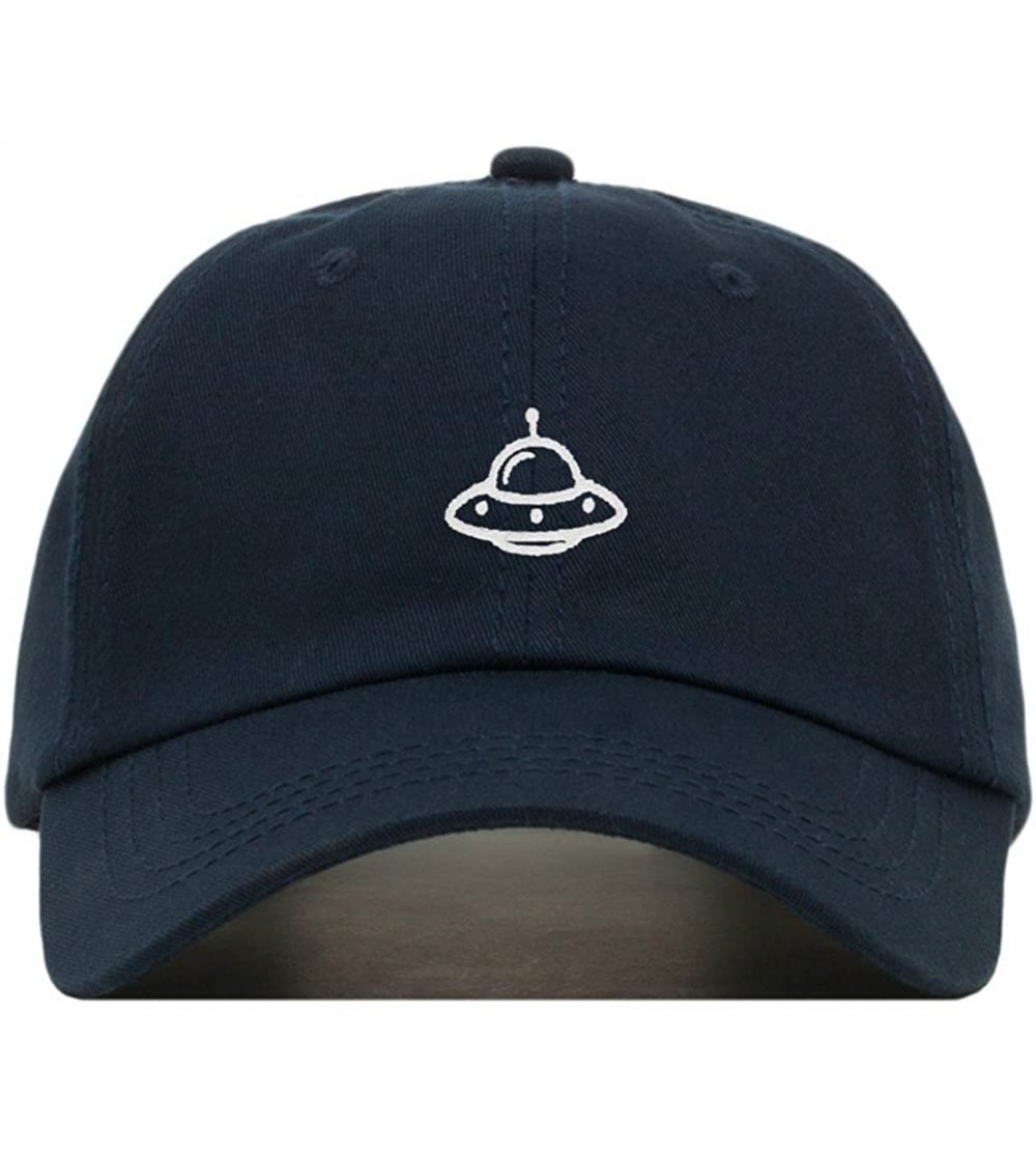 Baseball Caps Spaceship Baseball Hat- Embroidered Dad Cap- Unstructured Soft Cotton- Adjustable Strap Back (Multiple Colors) ...